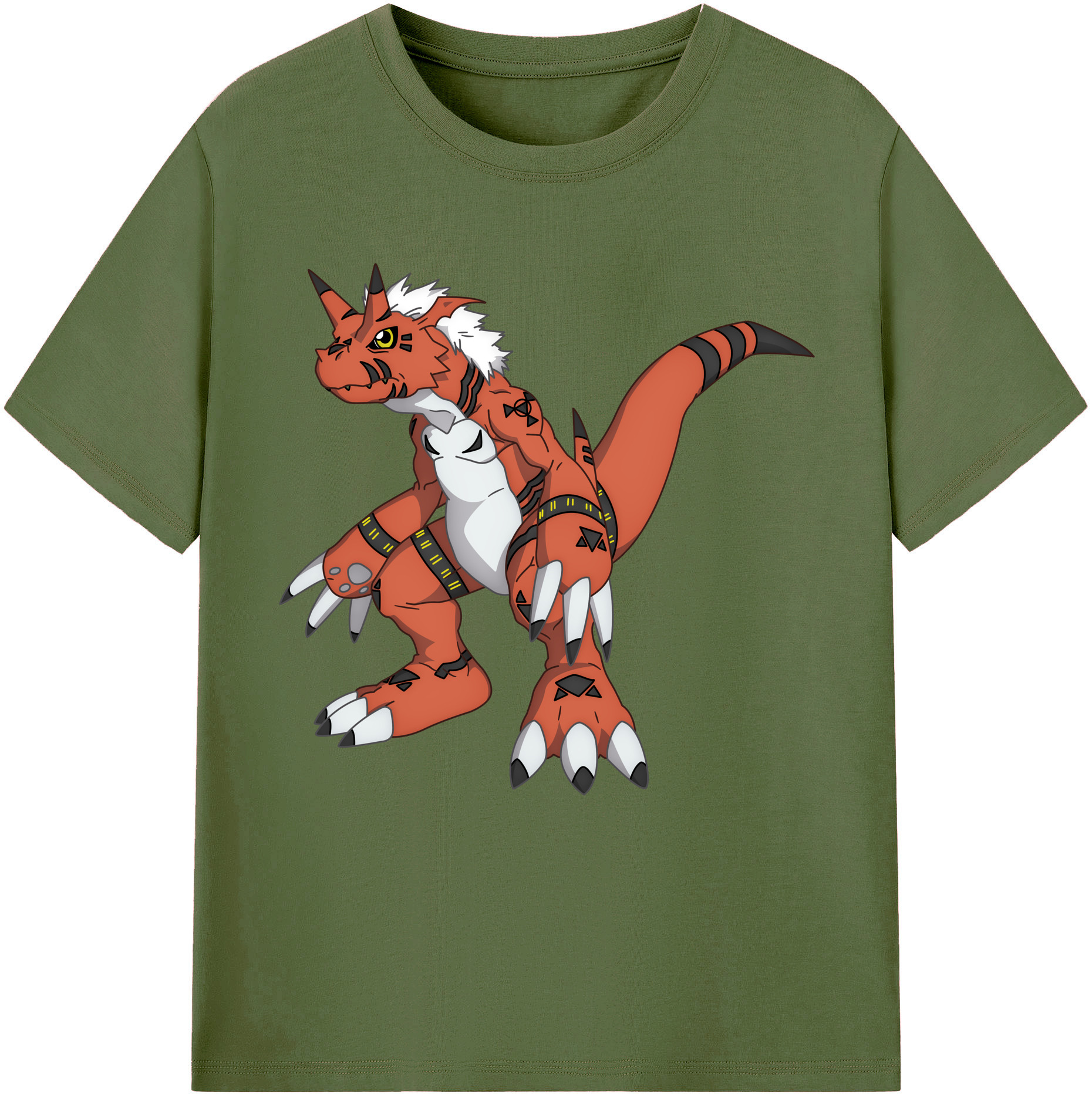 （画像用） Digimon デジタルモンスター/デジモン 綿100％半袖Tシャツ（フロントプリント）